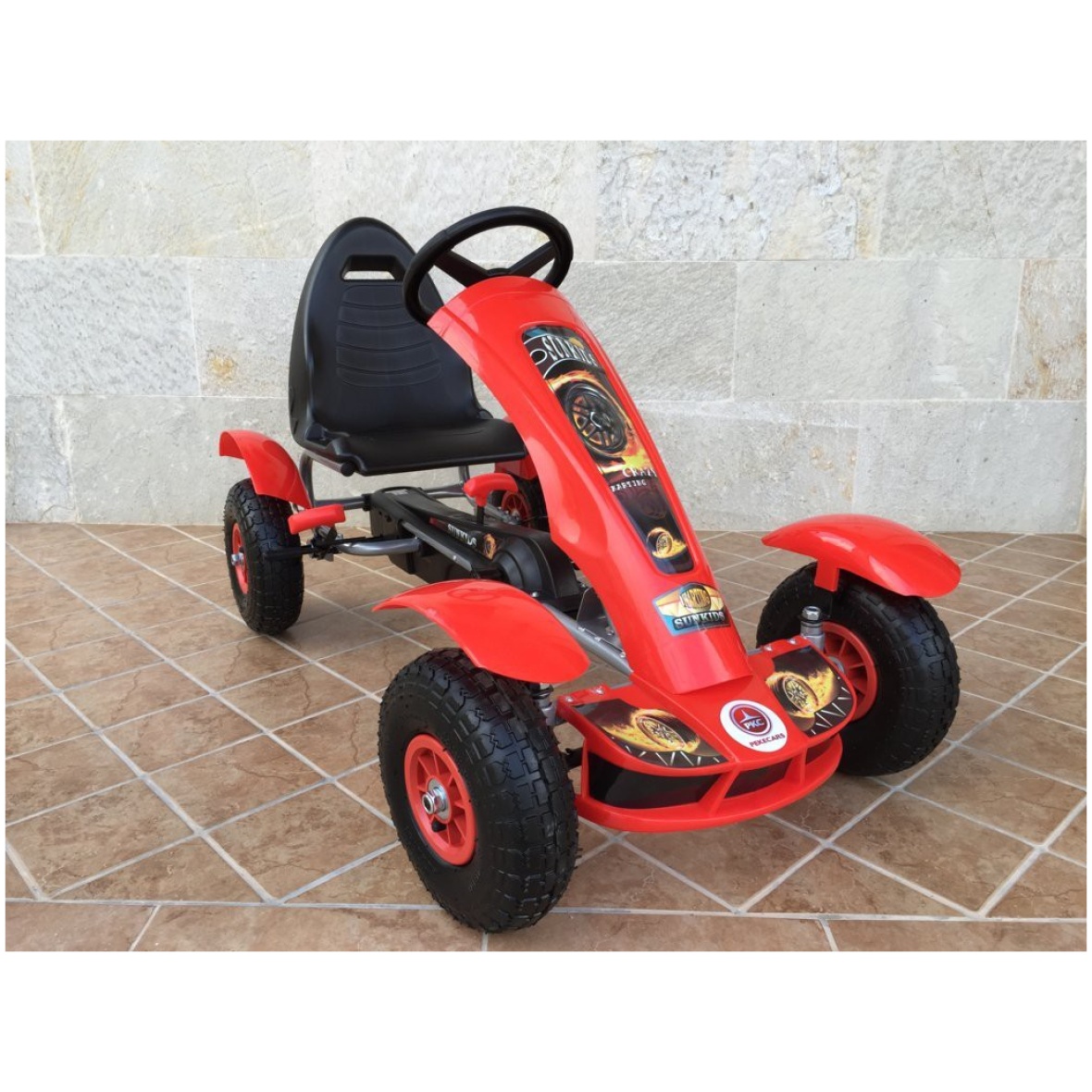 PEDAALIGEGA KARTAUTO – PUNANE