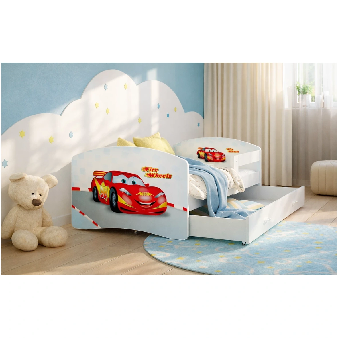 Lastevoodi Luki 160×80 pesukastiga NR43