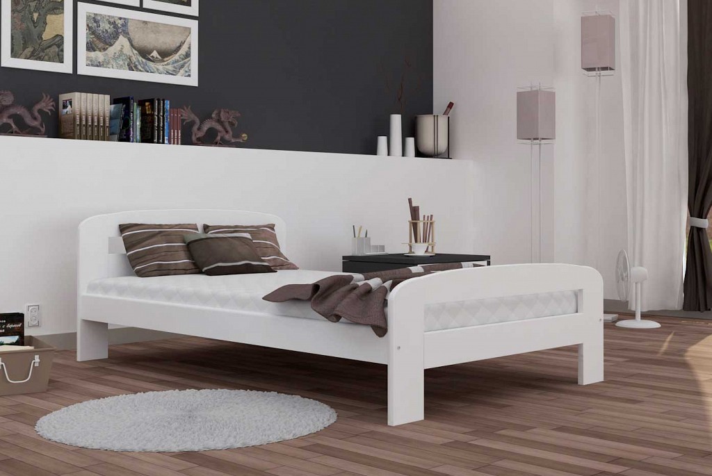 Кровать dallas 200 × 90 white