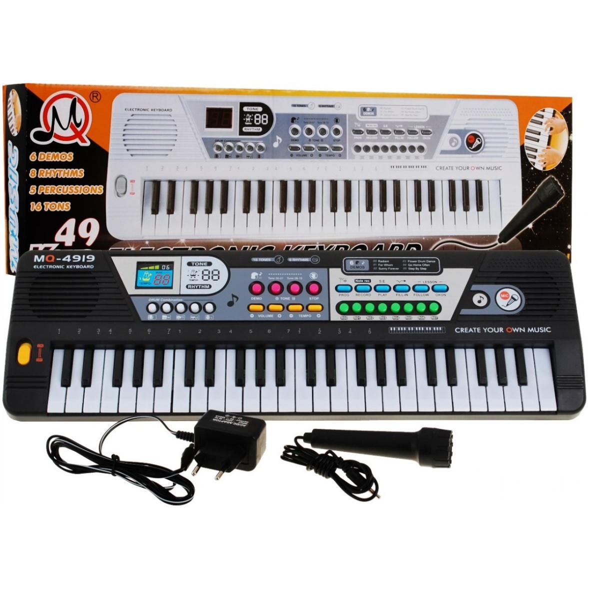 Laste süntesaator mikrofoniga