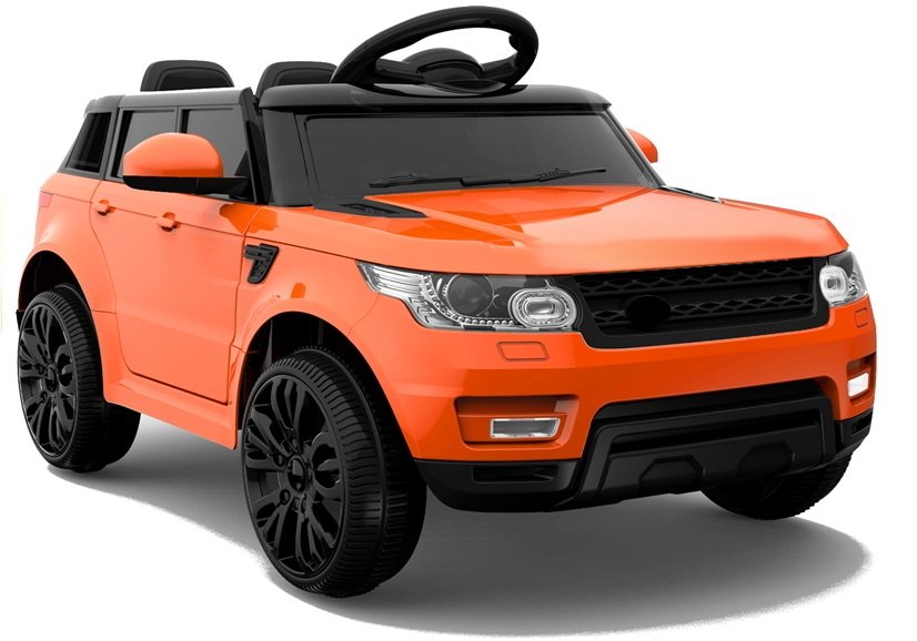 Электрический автомобиль запускается оранжевым цветом