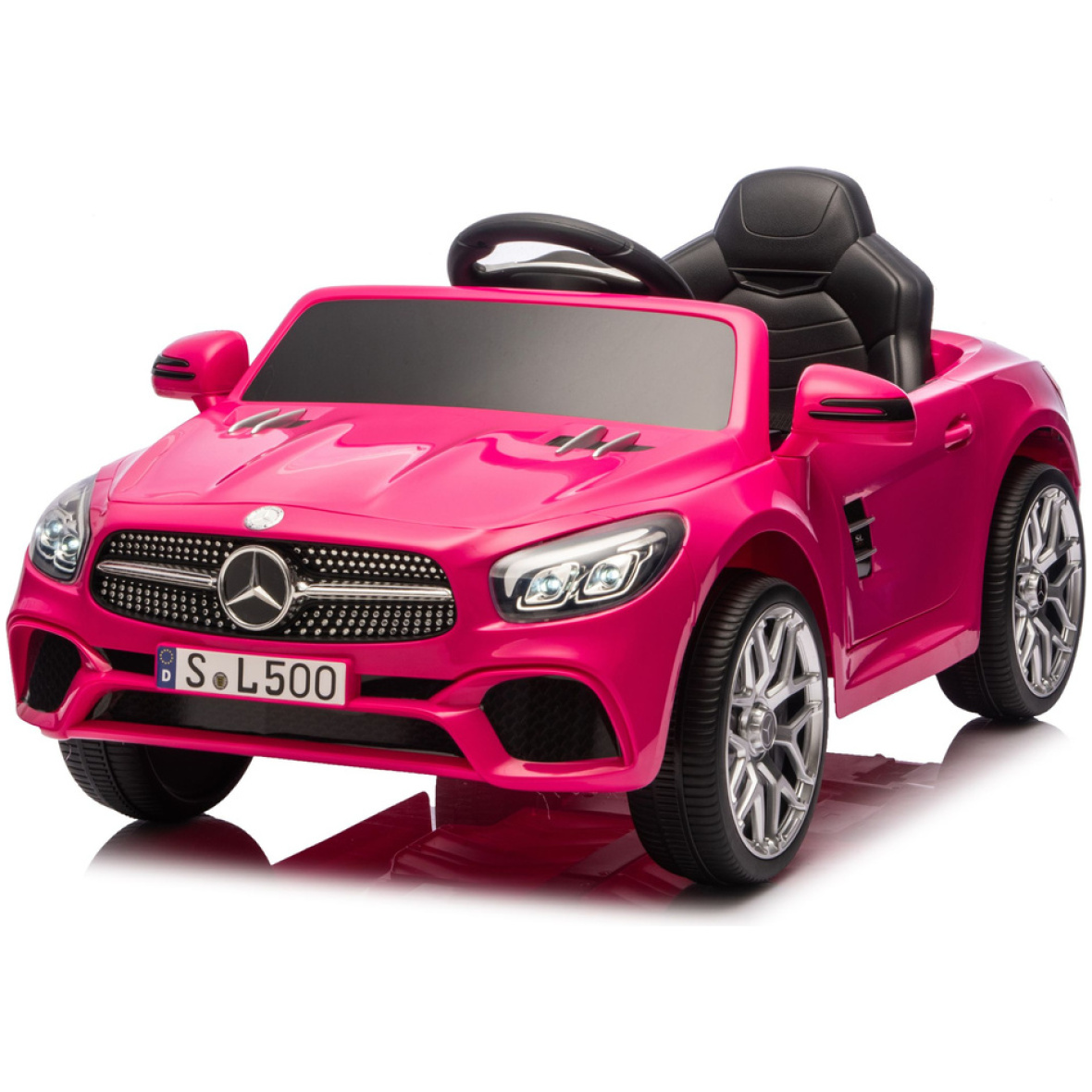 Elektriauto mercedes benz SL500 roosa