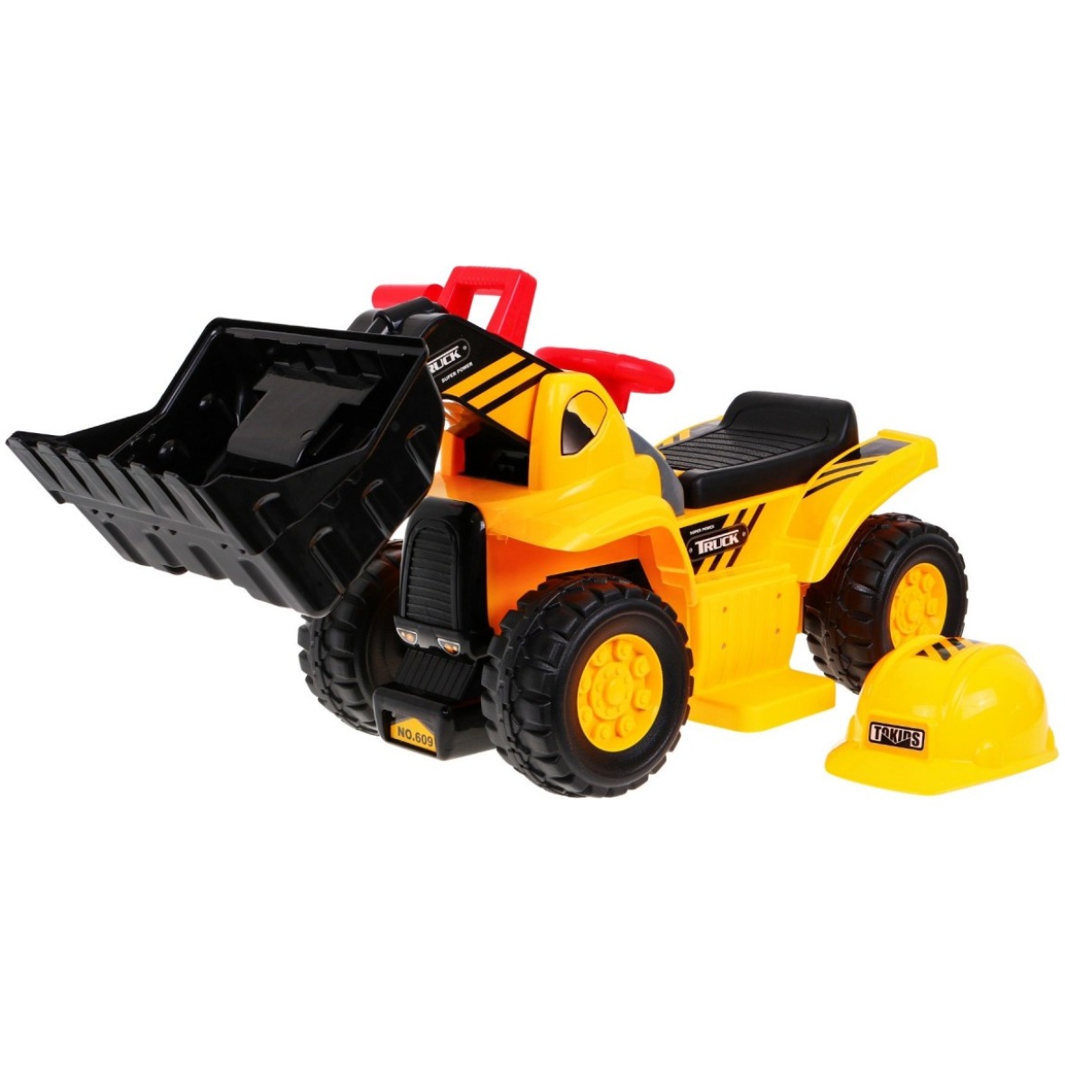 Elektriline traktor laaduriga + kiiver