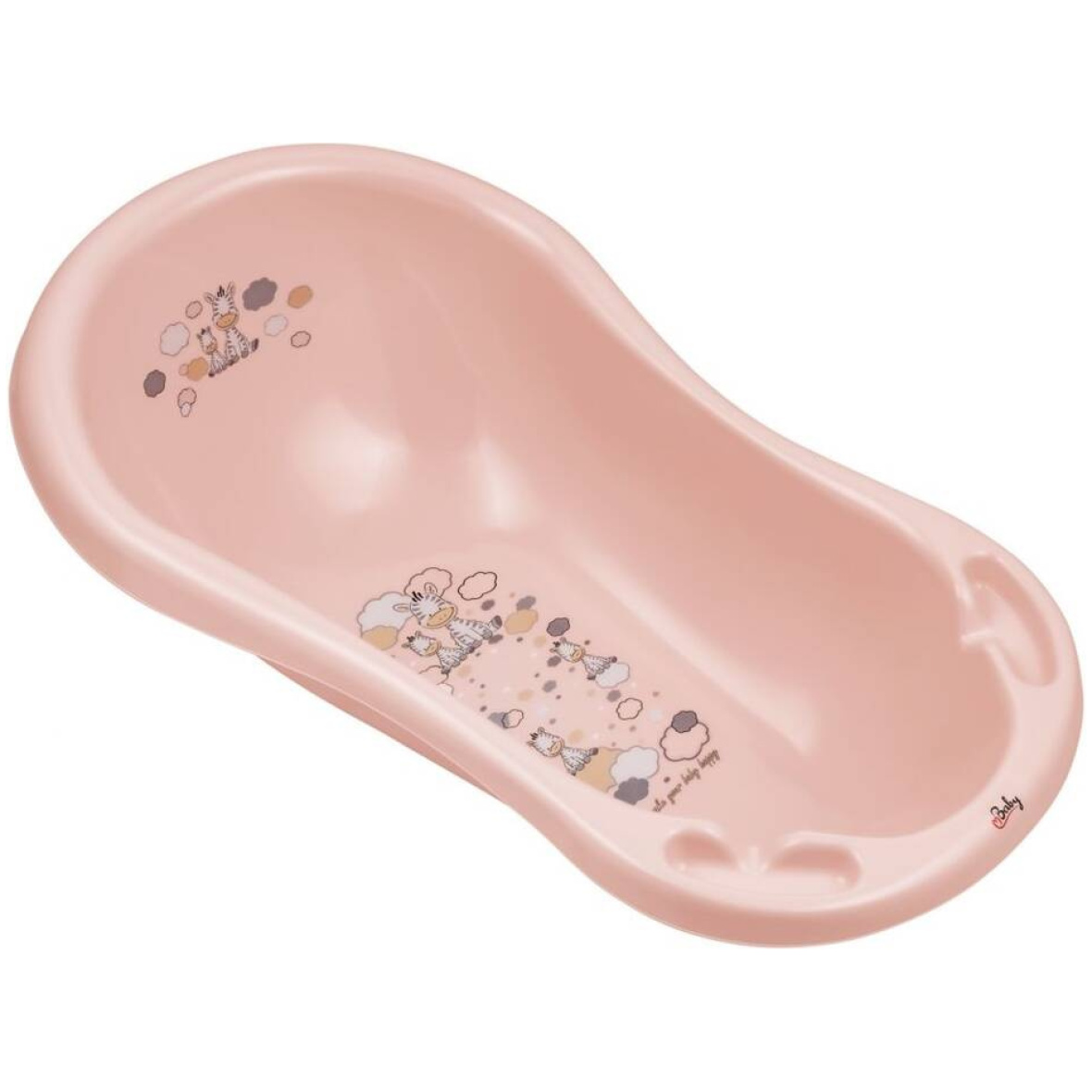 Beebivann zebra 84cm roosa