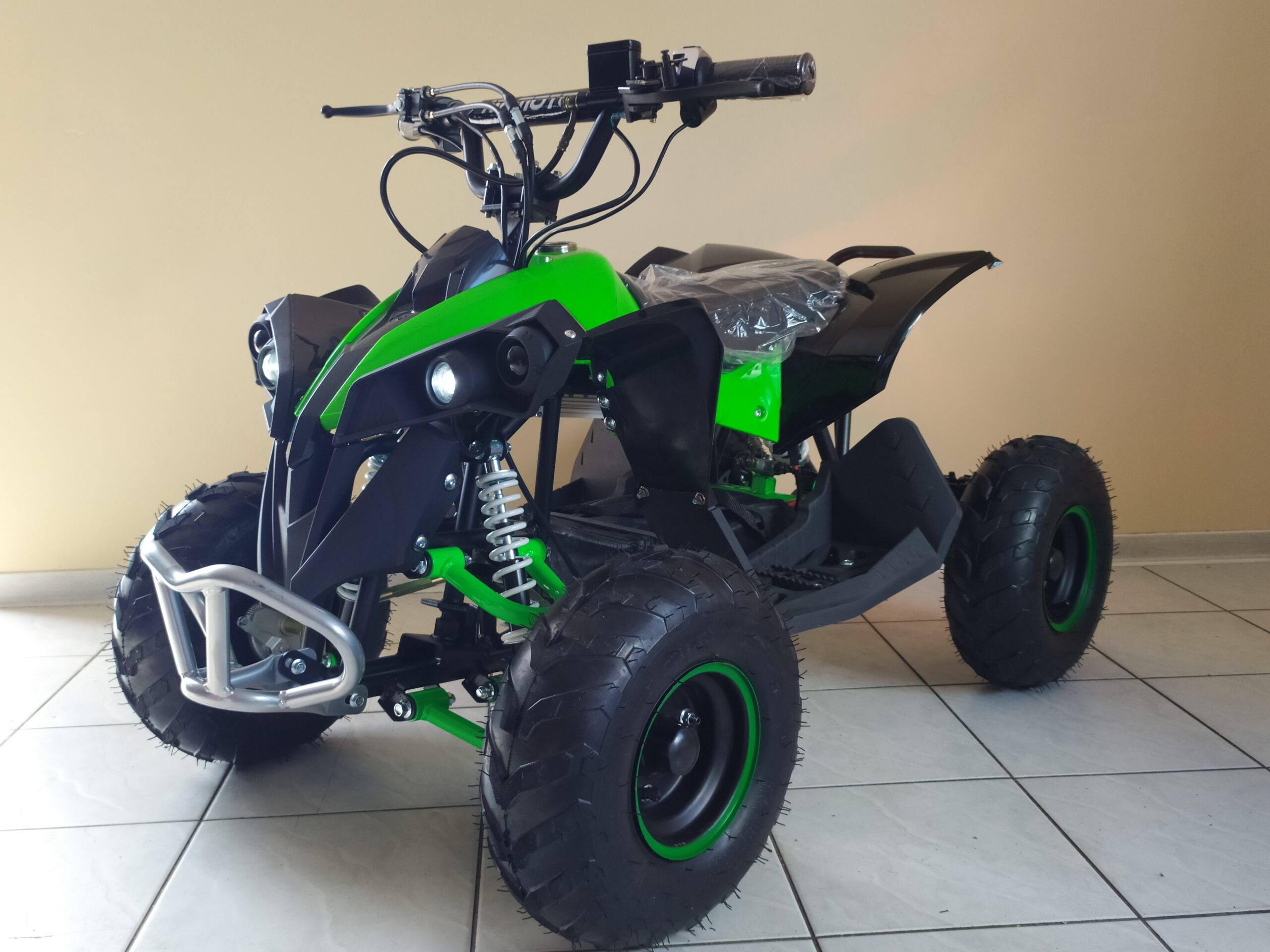 Электрический квадроцикл 1200w 48v зеленый