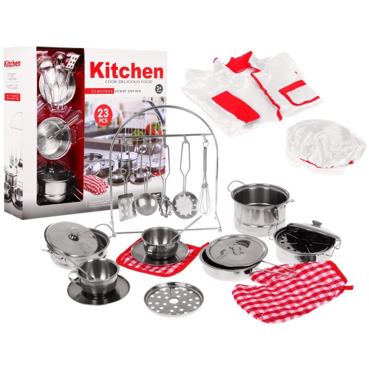 Mängu köögitarvikute komplekt 23-osaline