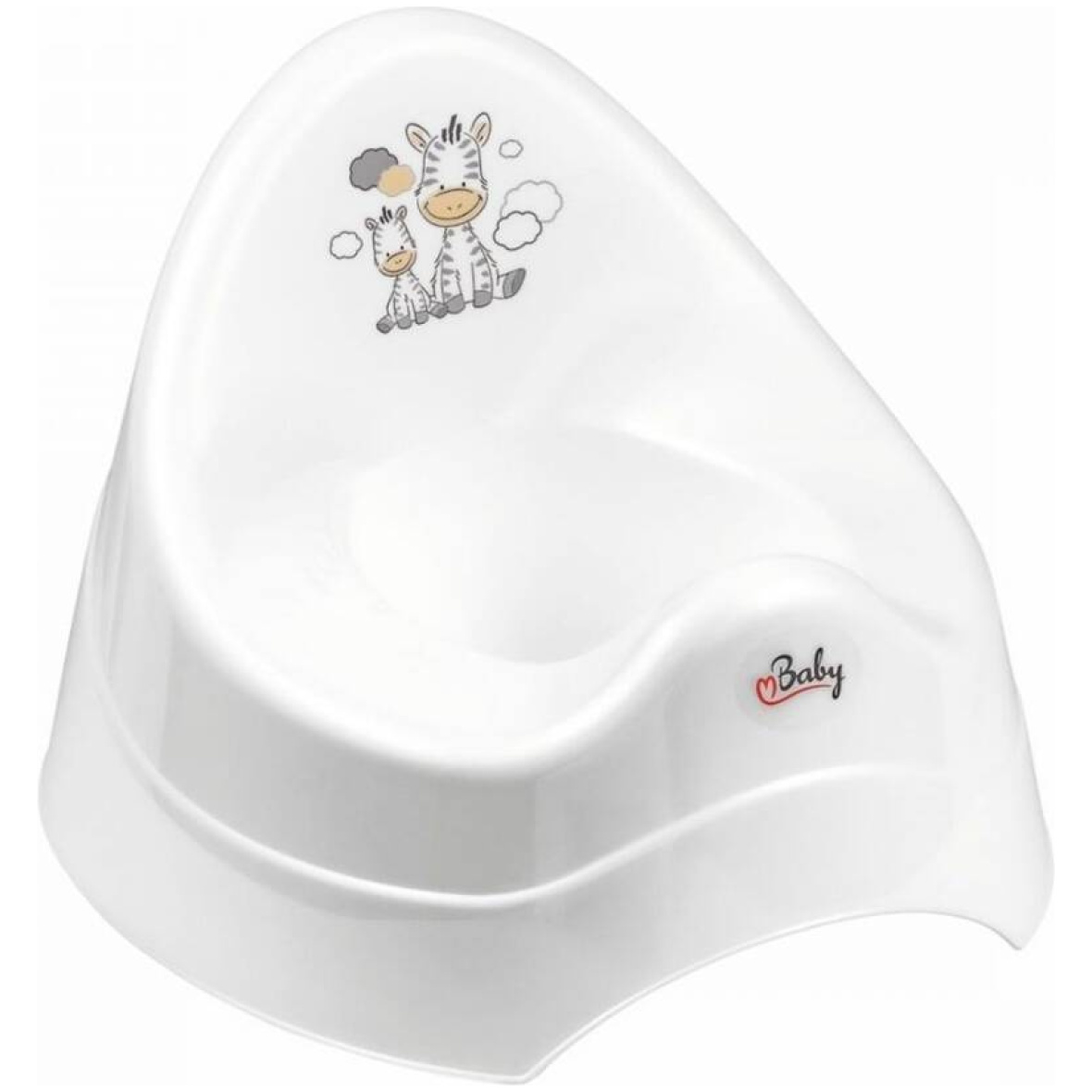 Pissipott zebra valge