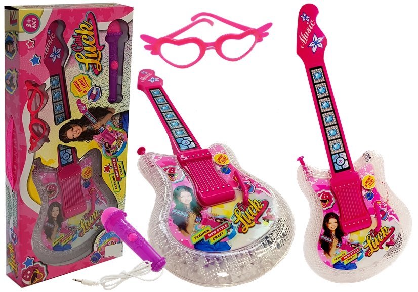 Игровая гитара с микрофоном и очками