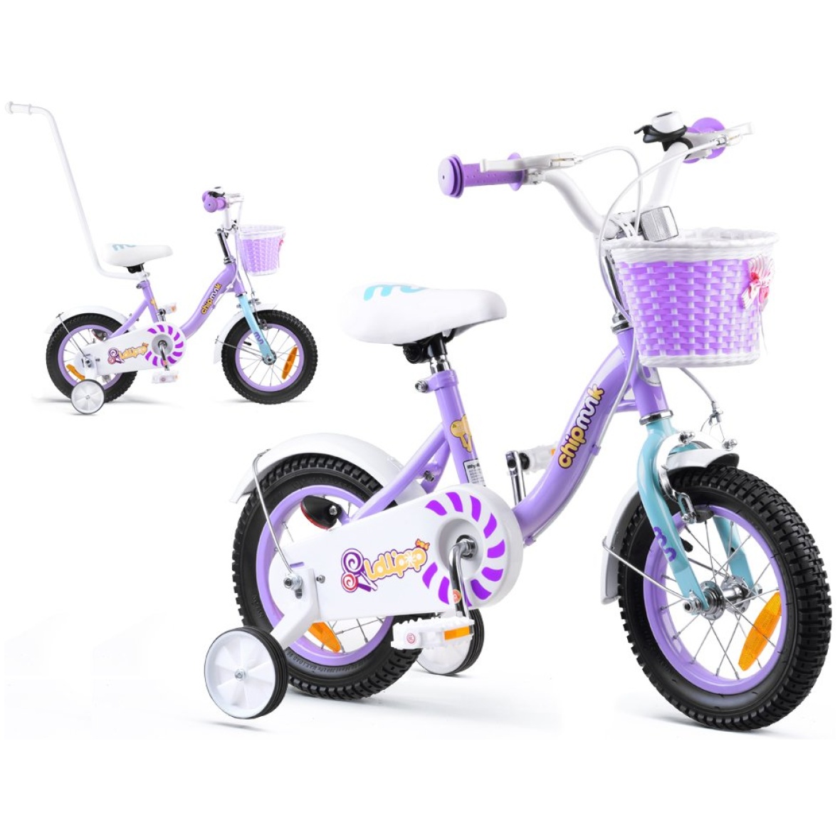 Jalgratas RoyalBaby Chipmunk  12″ violetne