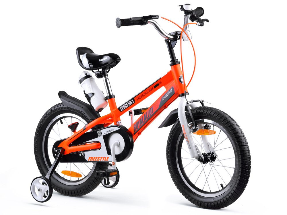 Детский велосипед с алюминиевой рамой RoyalBaby SPACE 16″ оранжевый