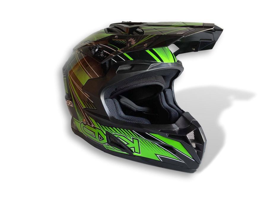 Шлем 57-58 kxdpro 911 зеленый