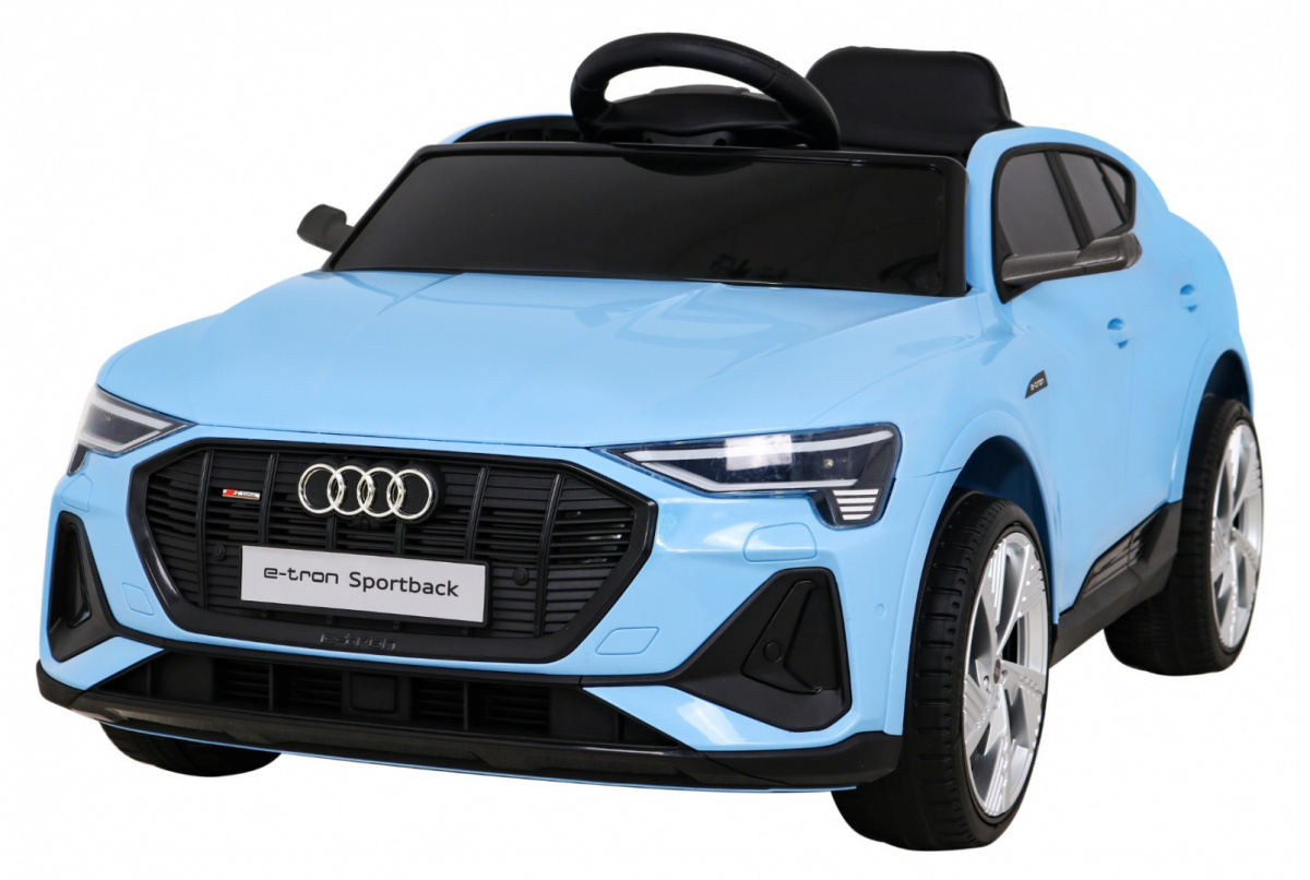 Детский электромобиль Audi e-tron sportback 4×4 синий