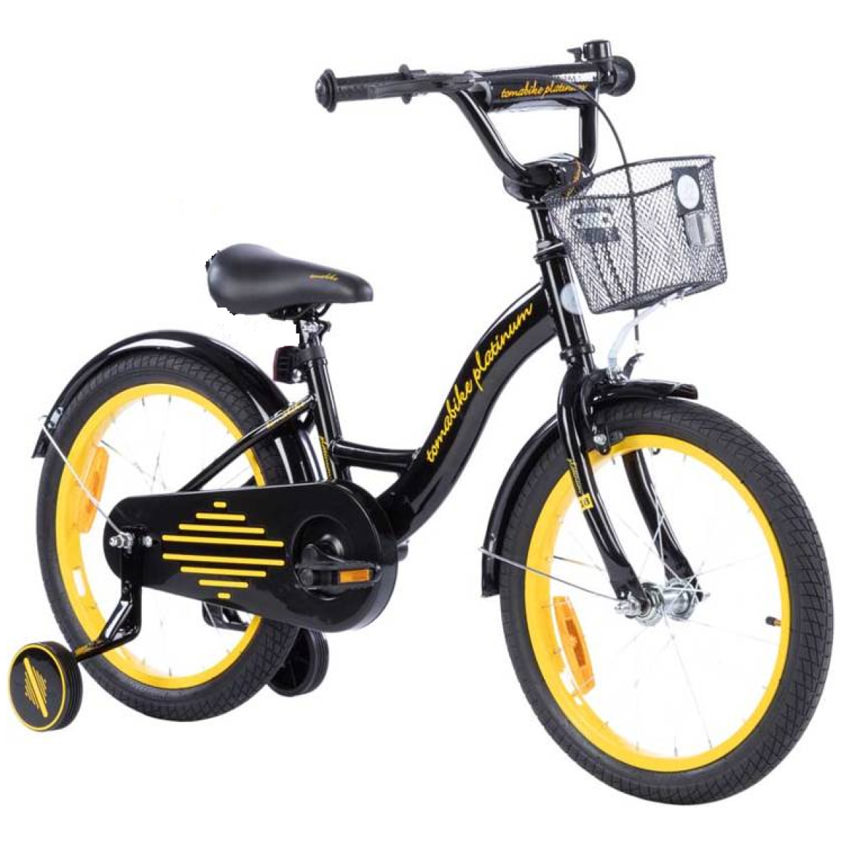 Jalgratas TOMABIKE 18″ must/kollane