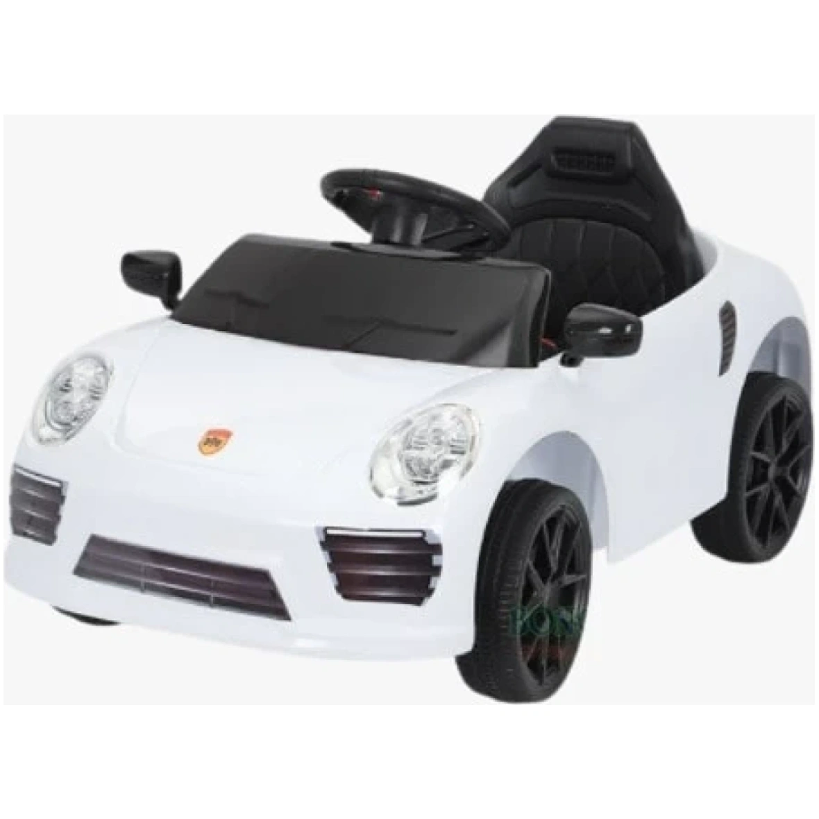 Laste elektriline sportauto, valge