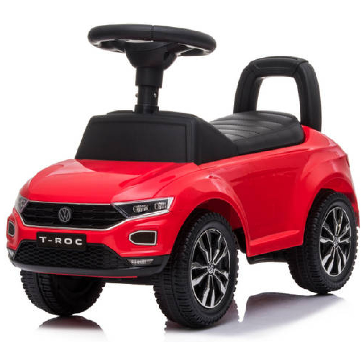 Tõukeauto Volkswagen T-Roc, punane