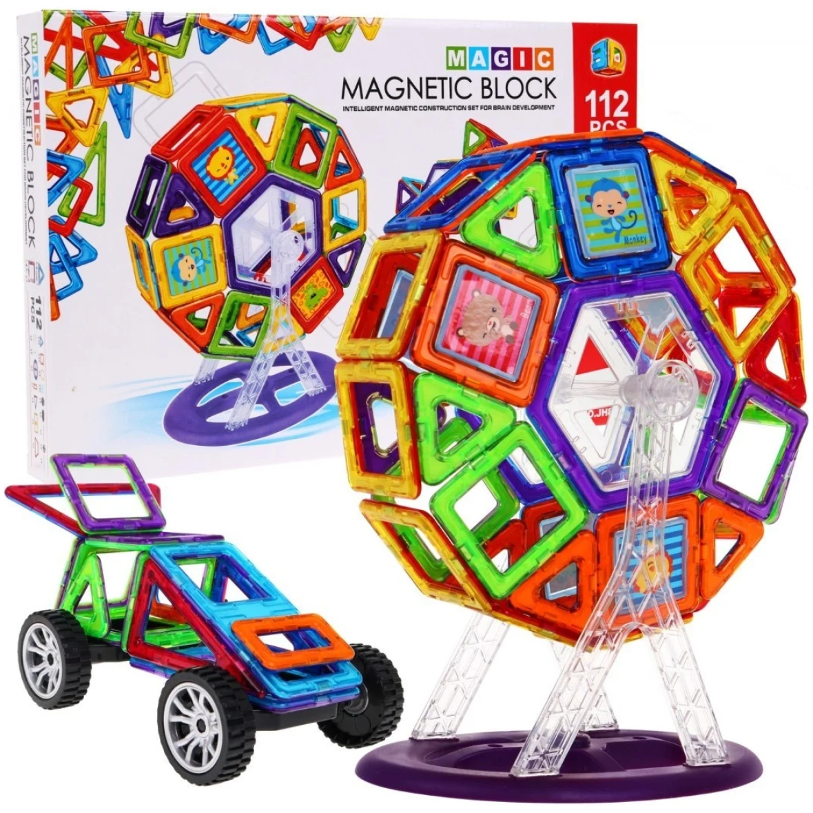 Magnetklotside komplekt 112-osa