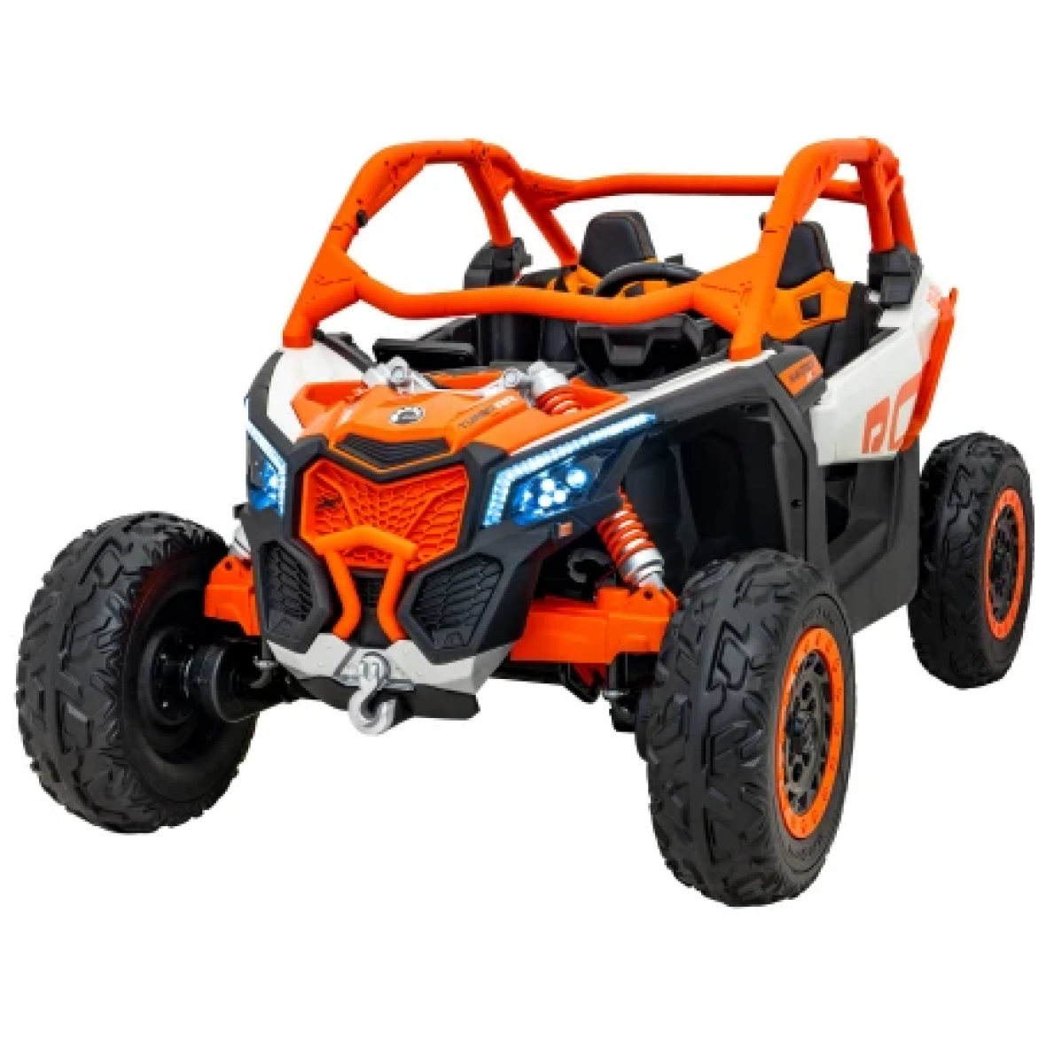 Kahekohaline elektriauto Can-Am Maverick Turbo 4x200W, oranž