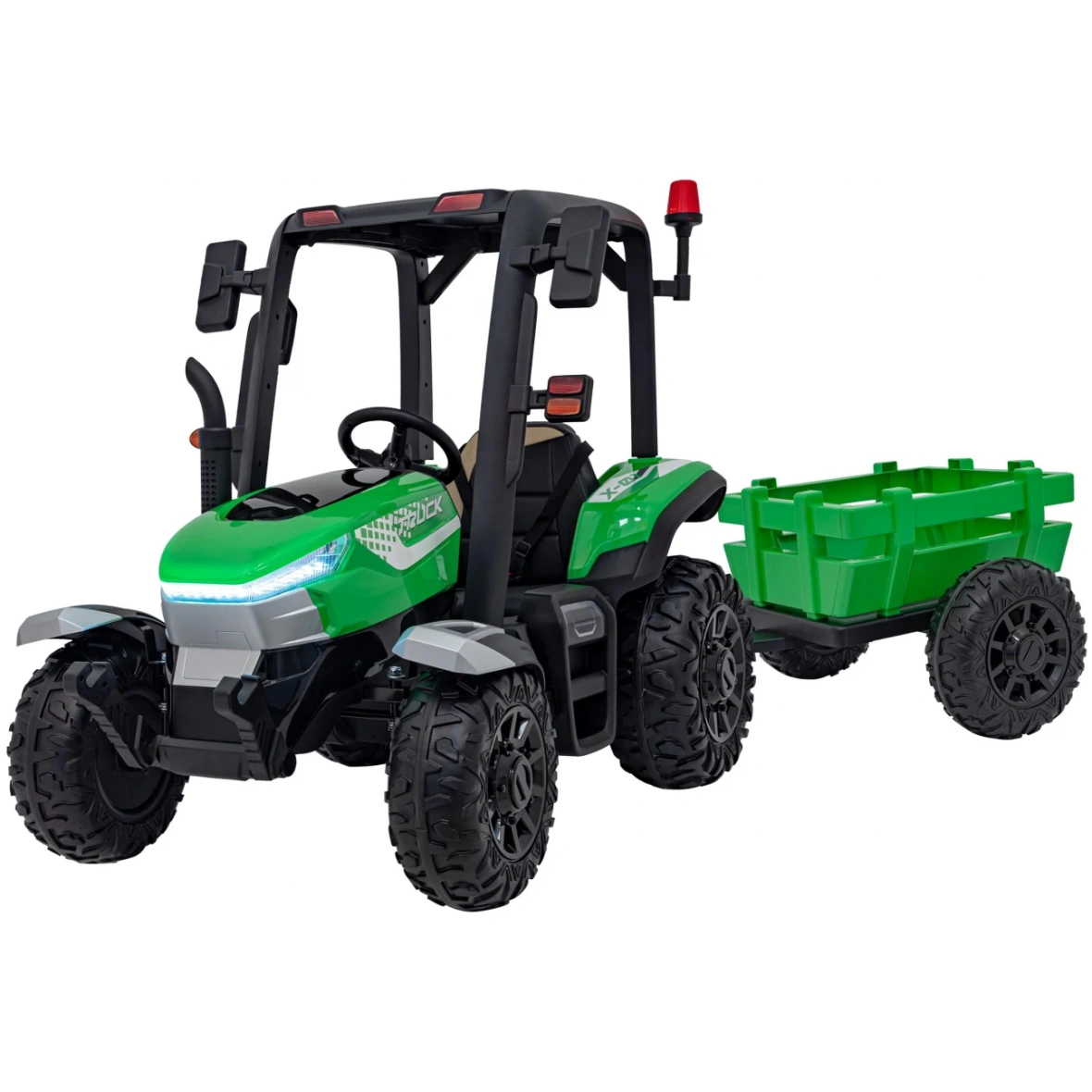 traktor-blast-z-przyczepka-zielony