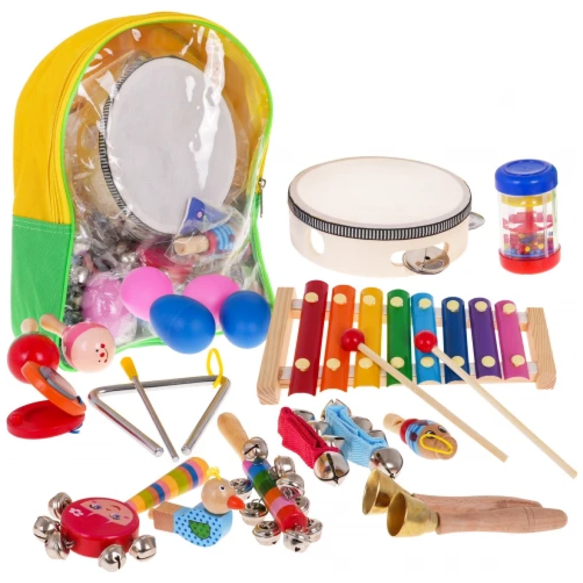 Laste puidust muusikariistade komplekt 22 osa