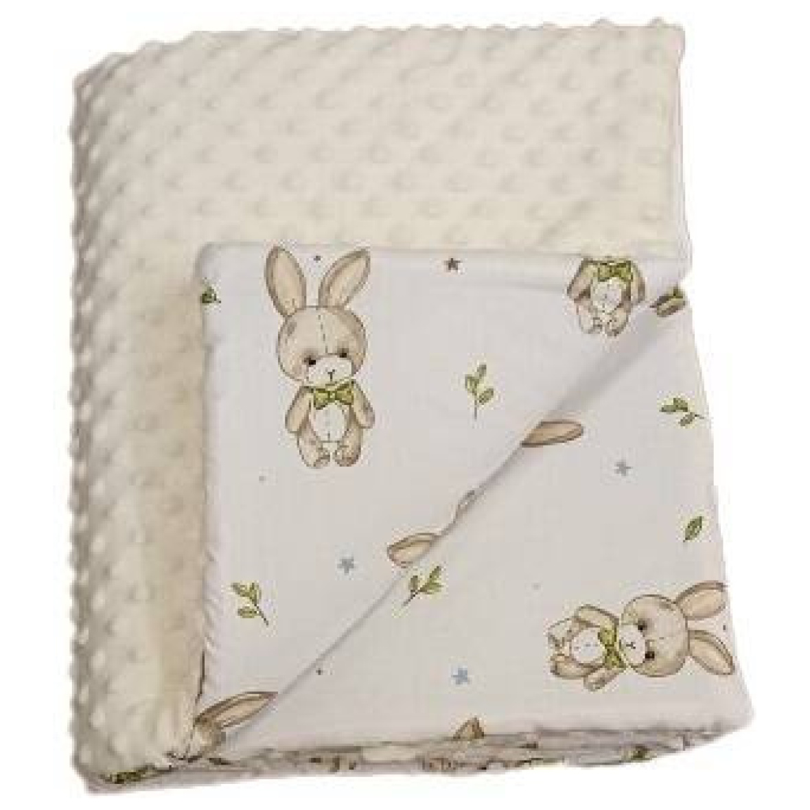 Minky tekk 75×90 jänes, ecru