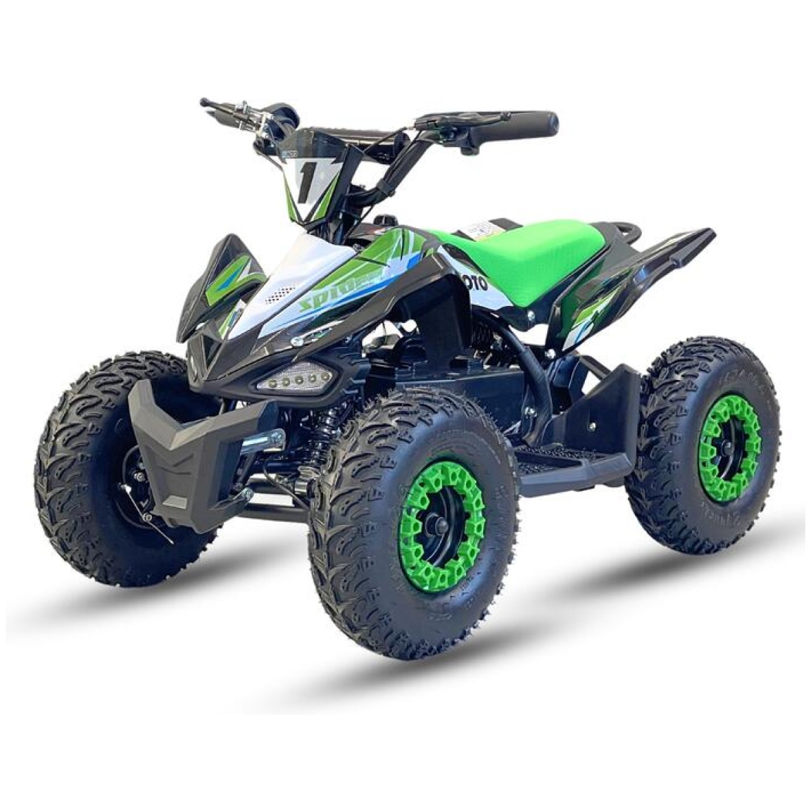 Elektriline ATV 1000w Premium Spider puldiga 36v roheline