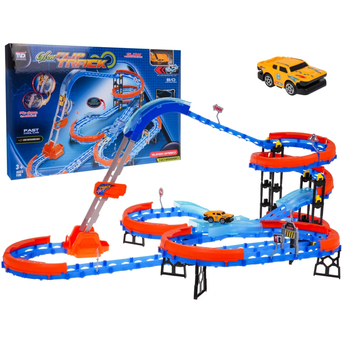 Autorada 90 osa, Led-ga auto + lisavarustus