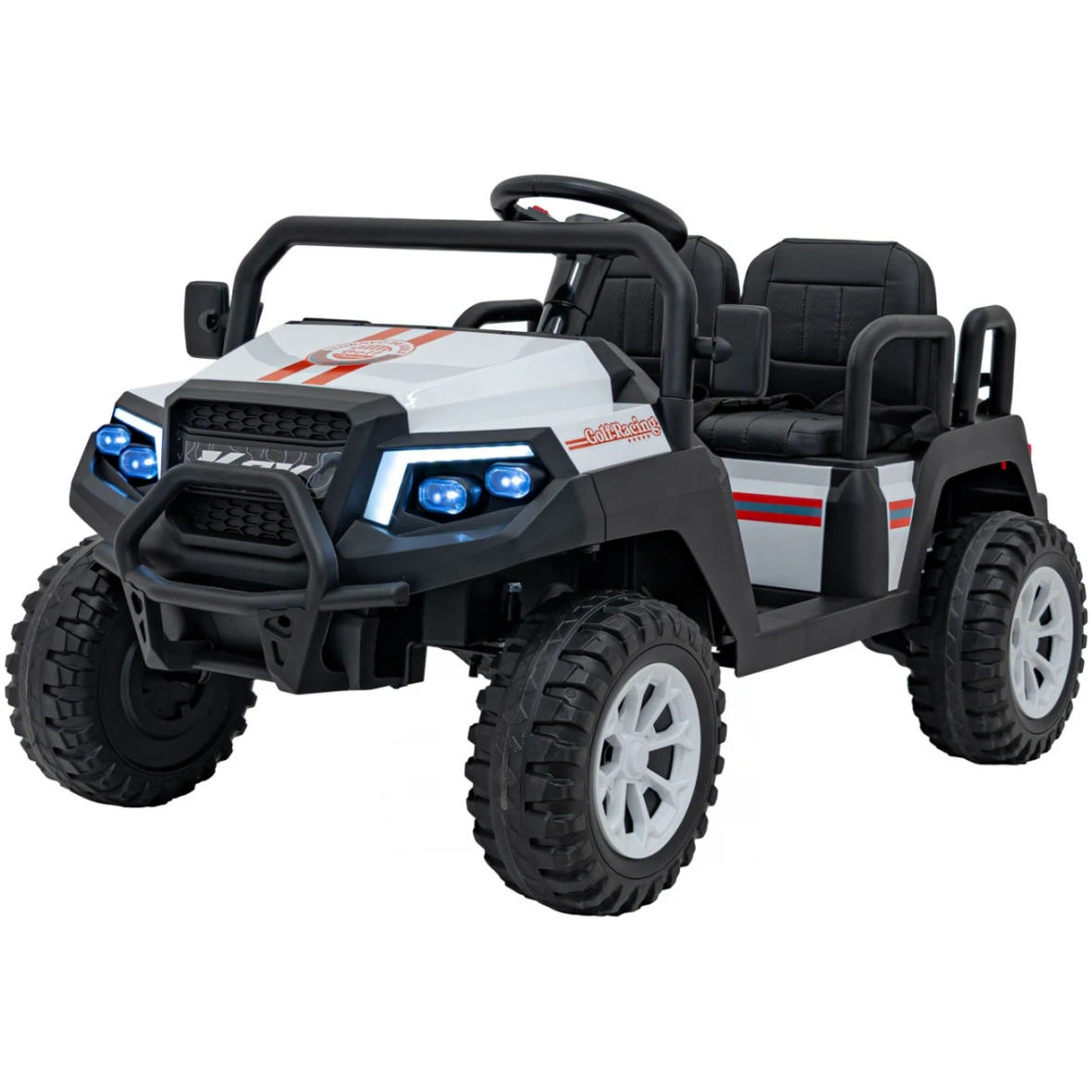 Neljakohaline Bagi 24v Champion valge