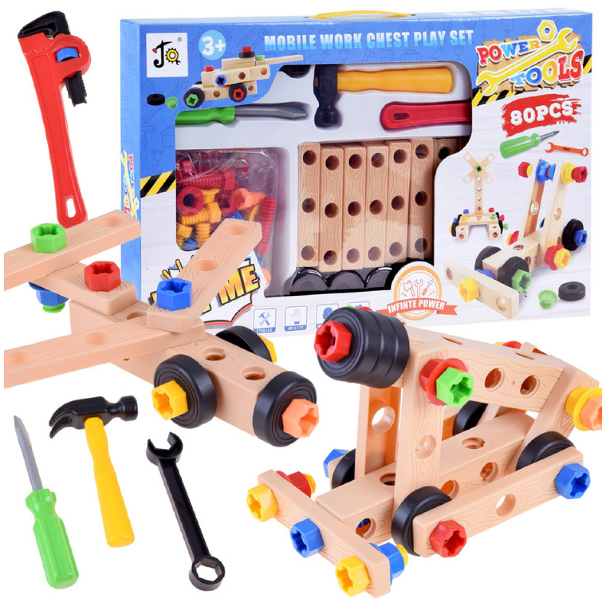 Ehitusklotside komplekt 80 tk