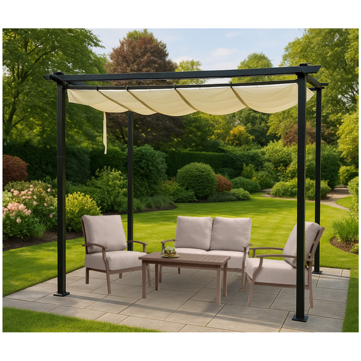 Varikatus pergola 3x3x2,4m