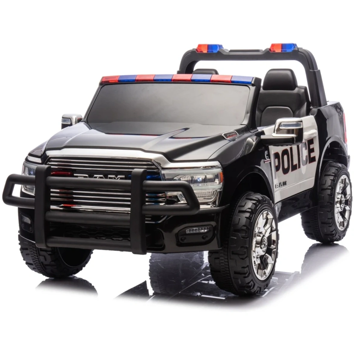 Kahekohaline elektriauto Truck RAM 3500 politsei