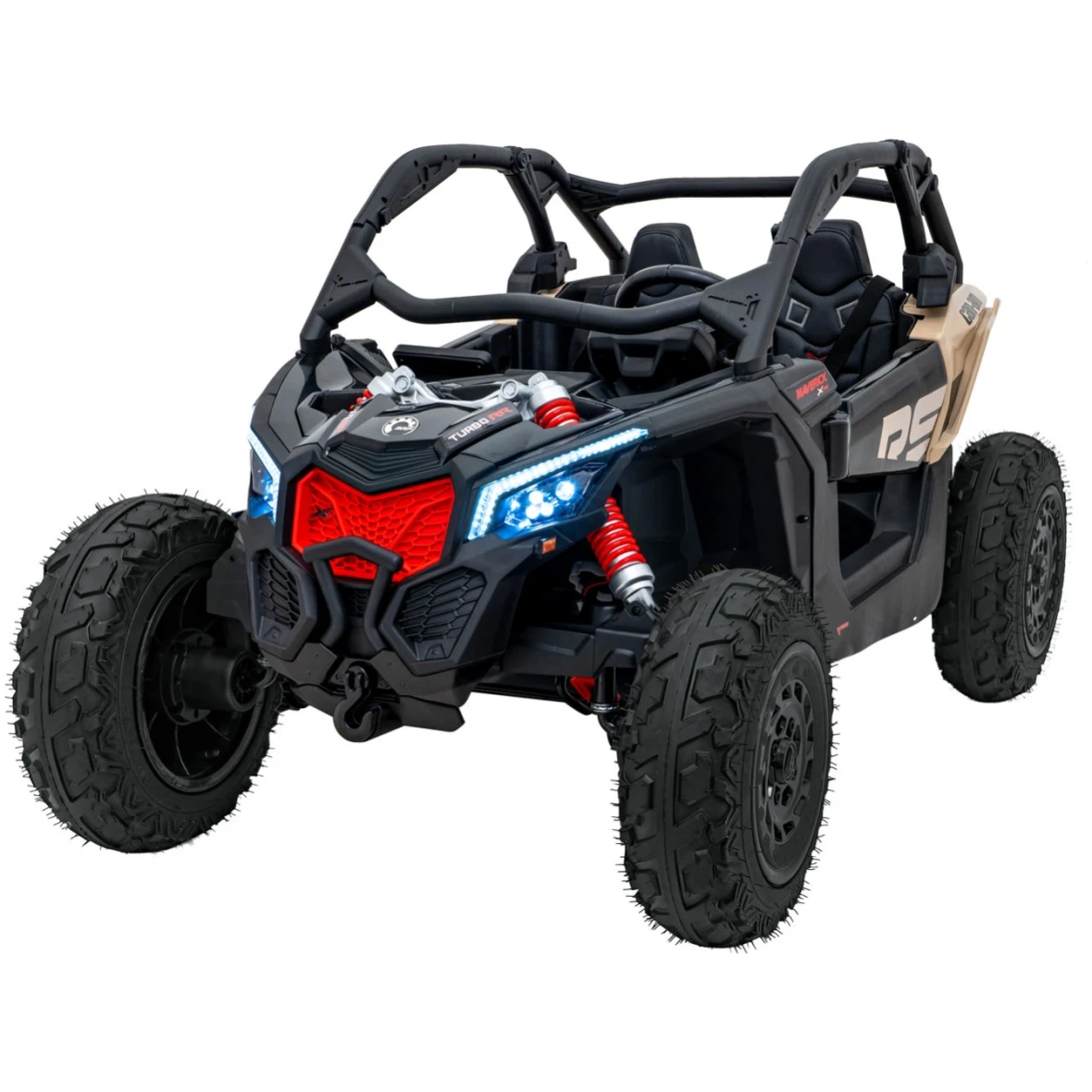 Kahekohaline elektriauto Can-Am Maverick Turbo RR STRONG, must