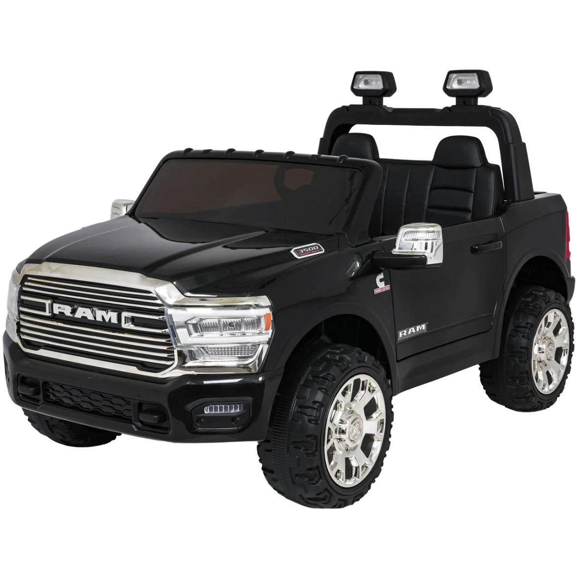 Kahekohaline elektriauto Heavy Duty Truck RAM 3500 must