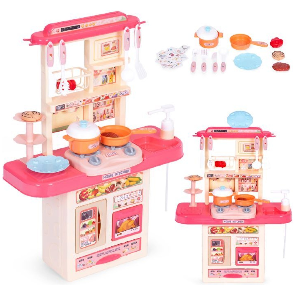 Laste mänguköök – tulede, helide ja tarvikutega