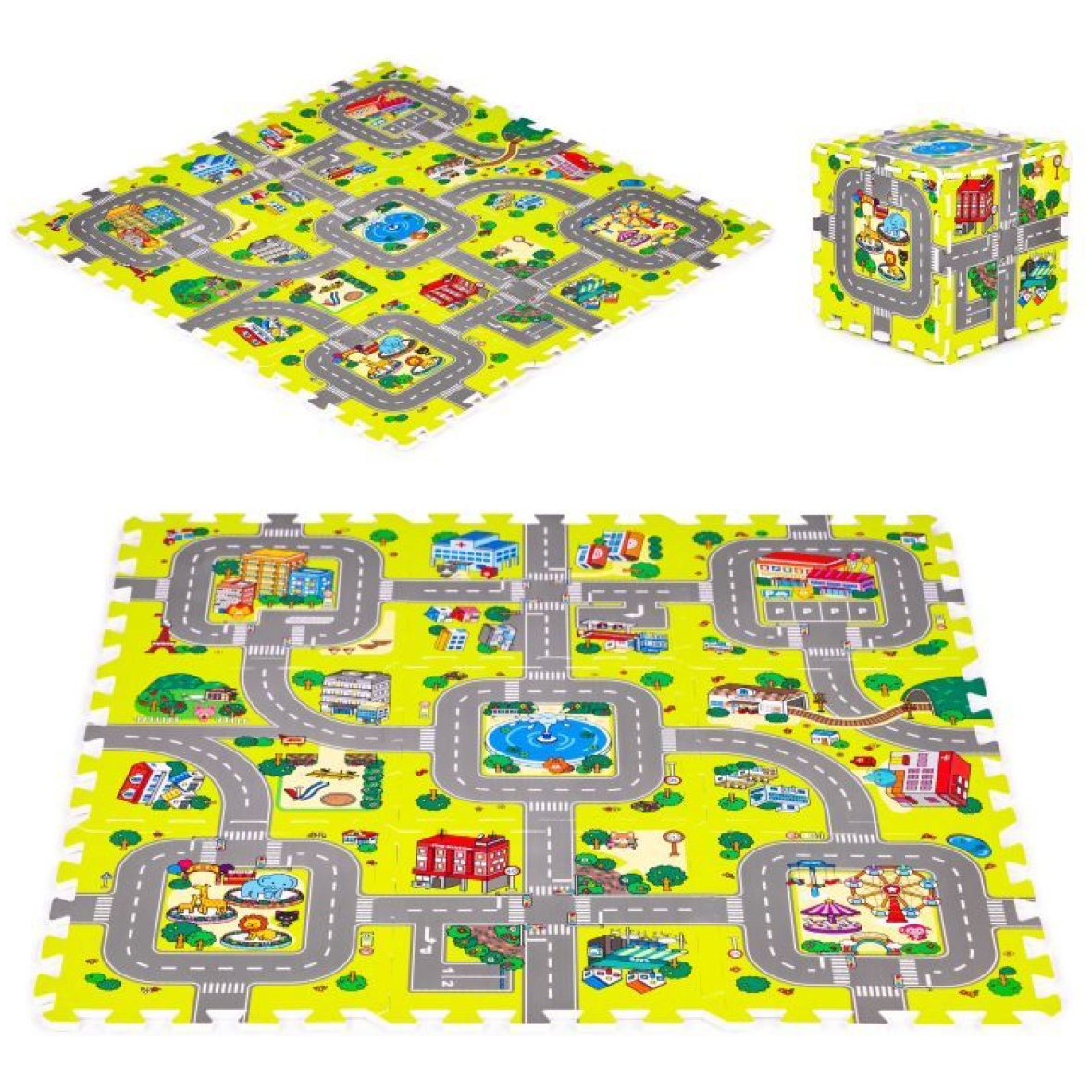 Puslematt linn 9 puslega 90,5×90,5cm