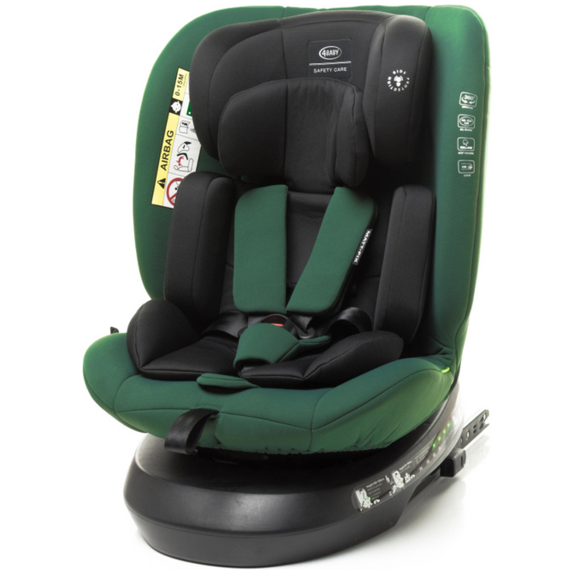 Turvatool 0-36kg 4Baby MATT-FIX roheline