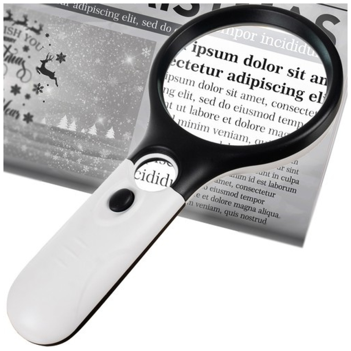 LED-valgustusega luup