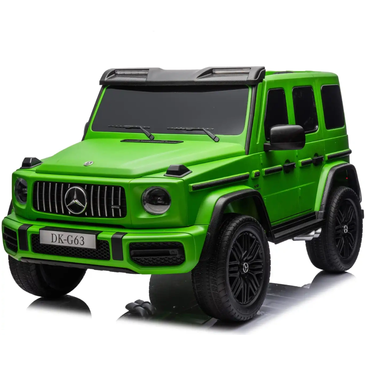 Kahekohaline elektriauto Mercedes G63 AMG XXL 24v 4×4 LCD ekraan, roheline värvitud