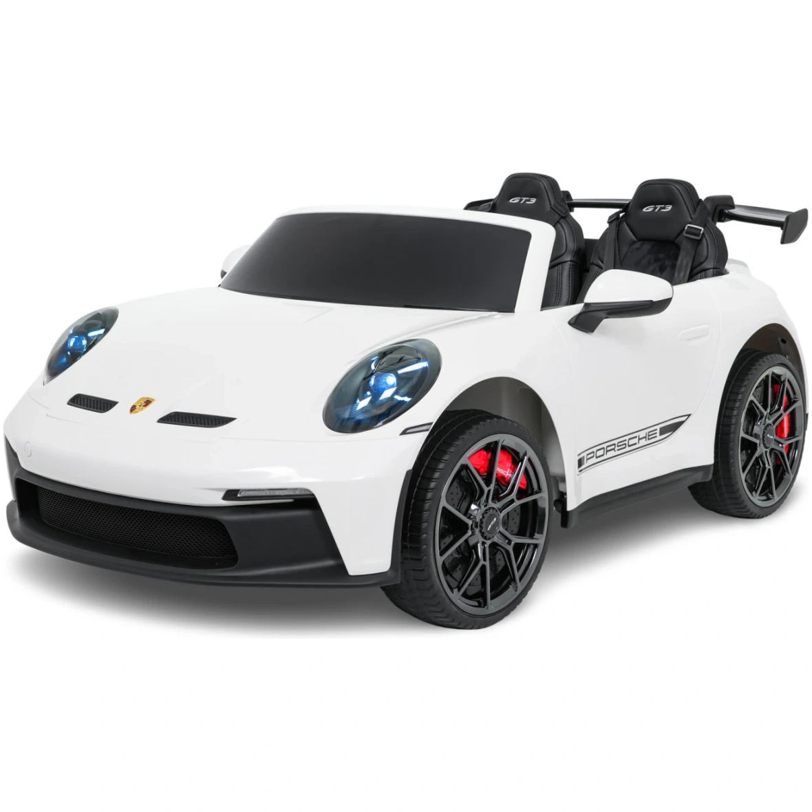 Kahekohaline elektriauto  Porsche 911 GT3 24v 4×4 LCD ekraan,valge