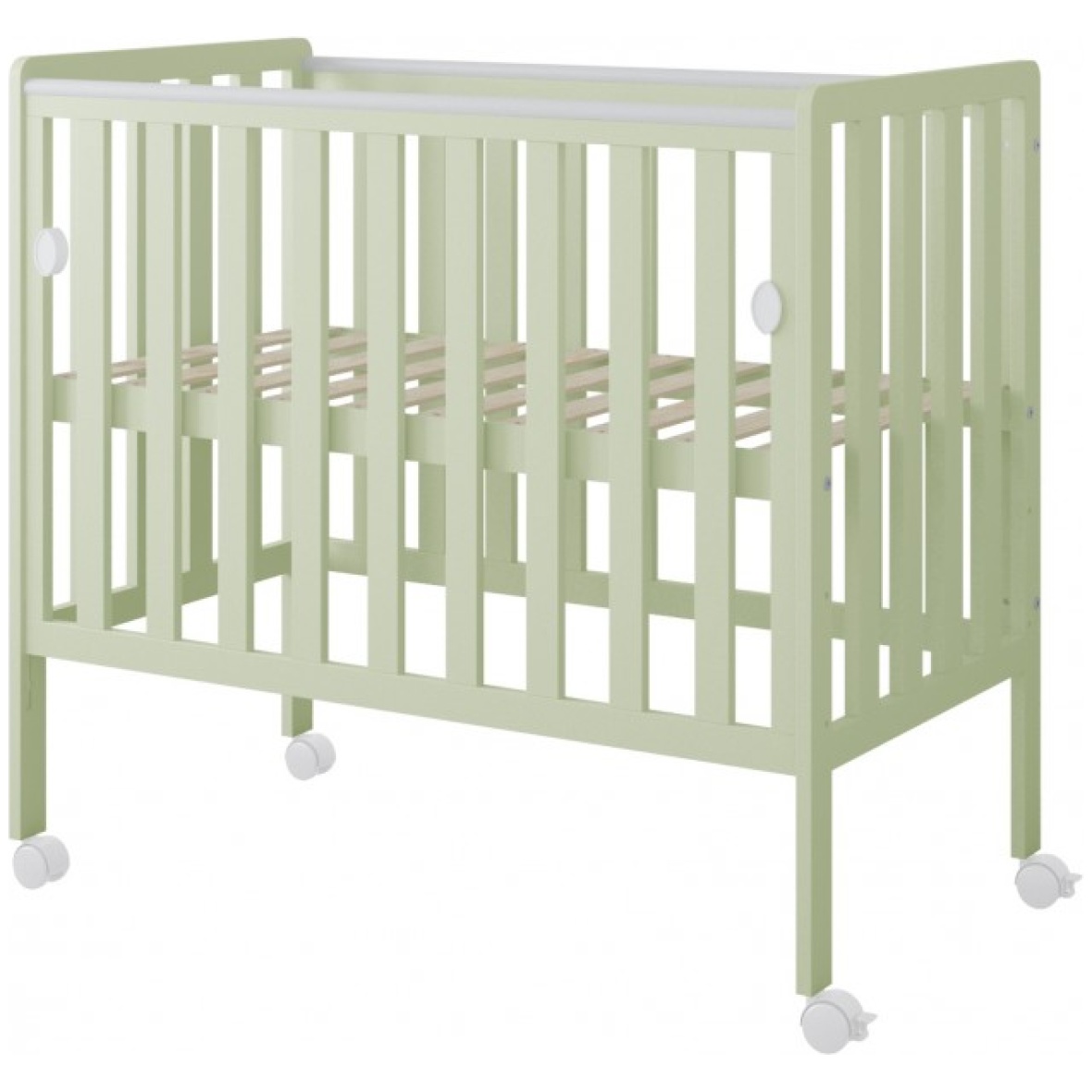 lozeczko-dostawka-bambi-100×50-z-opuszczanym-bokiem-na-kolkach (6)