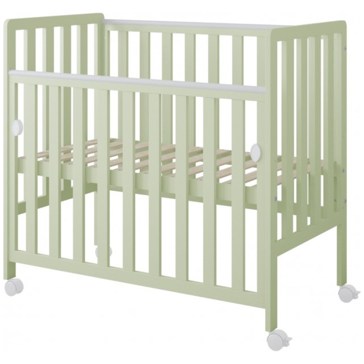 lozeczko-dostawka-bambi-100×50-z-opuszczanym-bokiem-na-kolkach (7)