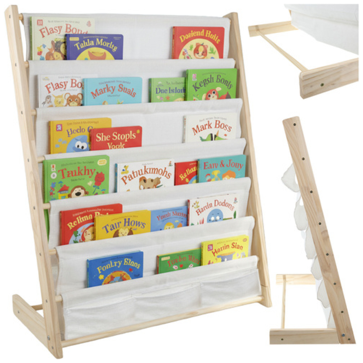 Laste raamaturiiul 6 riiuliga