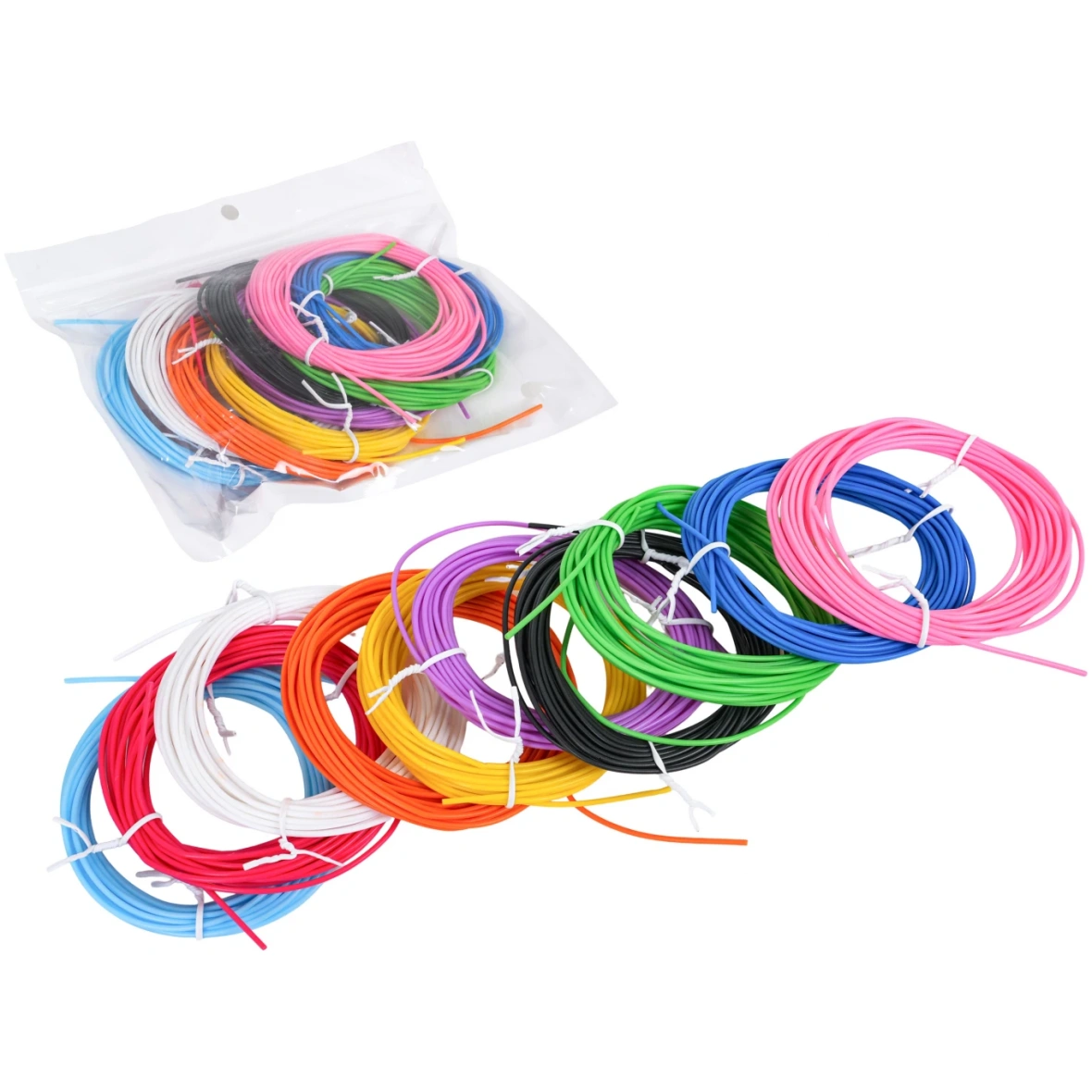 3D pliiatsi täiteplastik, komplektis 10 värvi