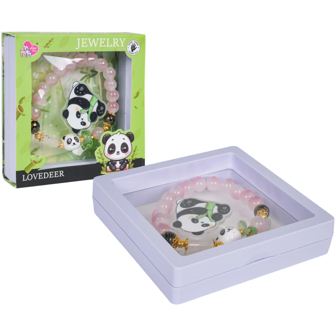 Roosa käevõru panda