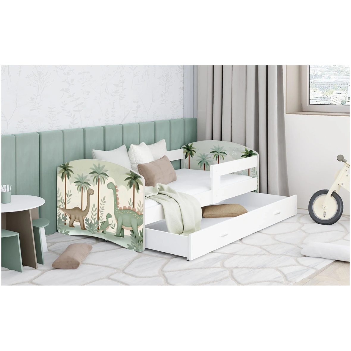 Lastevoodi Luki 160×80 pesukastiga nr2N