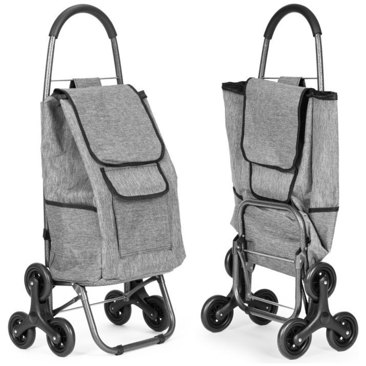 Ostukärukott kolmekordsete rataste ja lisataskutega