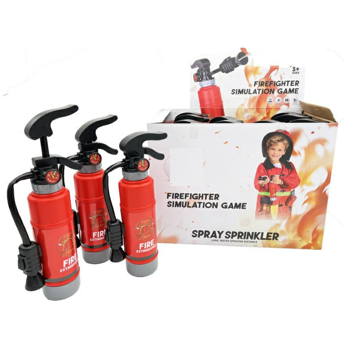 Laste tuletõrjuja mänguasi – tulekustuti veeprits