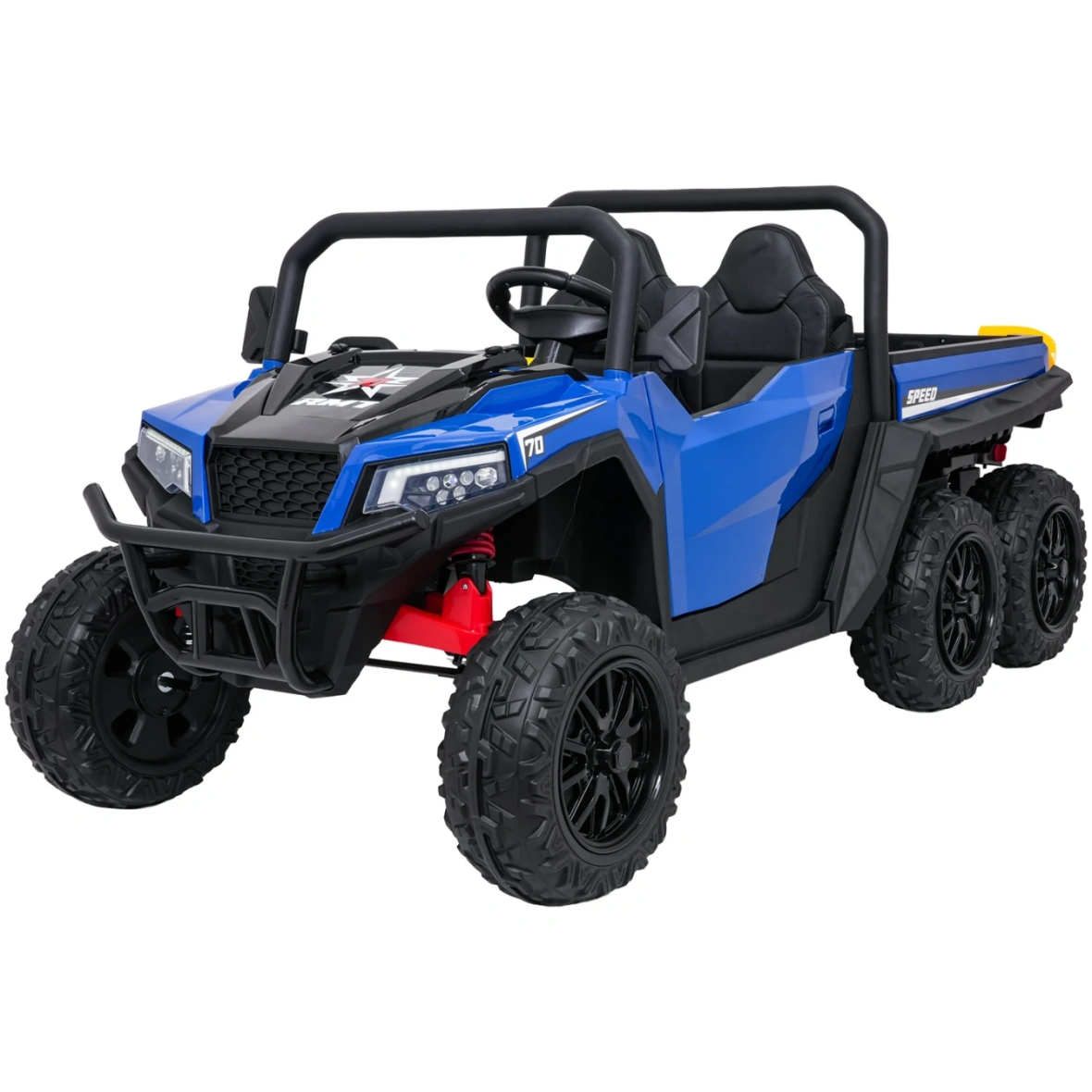 Kahekohaline elektriauto farmer truck 24v 4x200W sinine