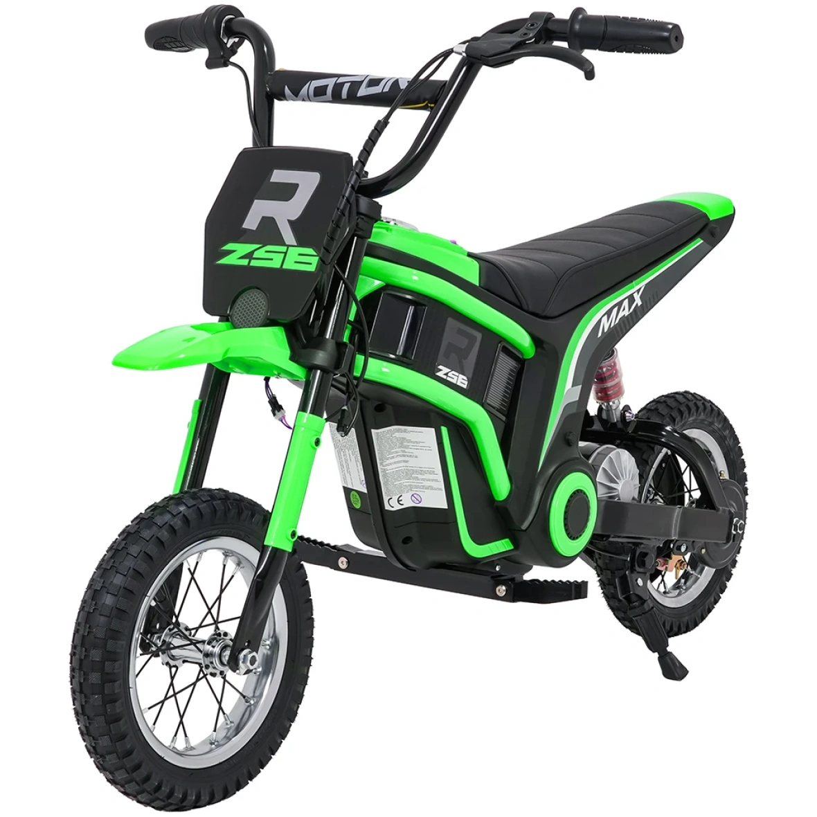 Laste elektriline mootorratas 350W 24V roheline