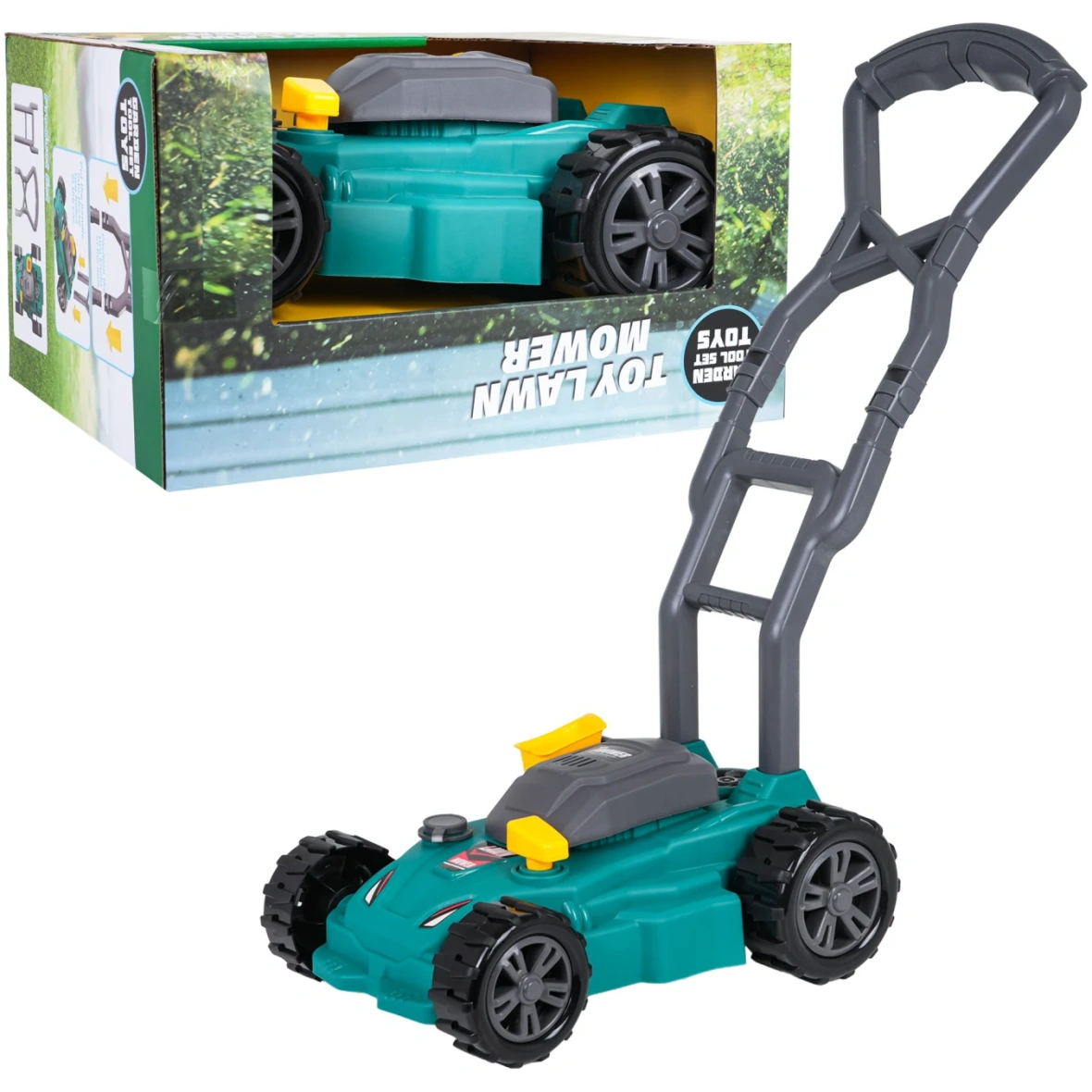 Laste muruniiduk tulede ja helidega