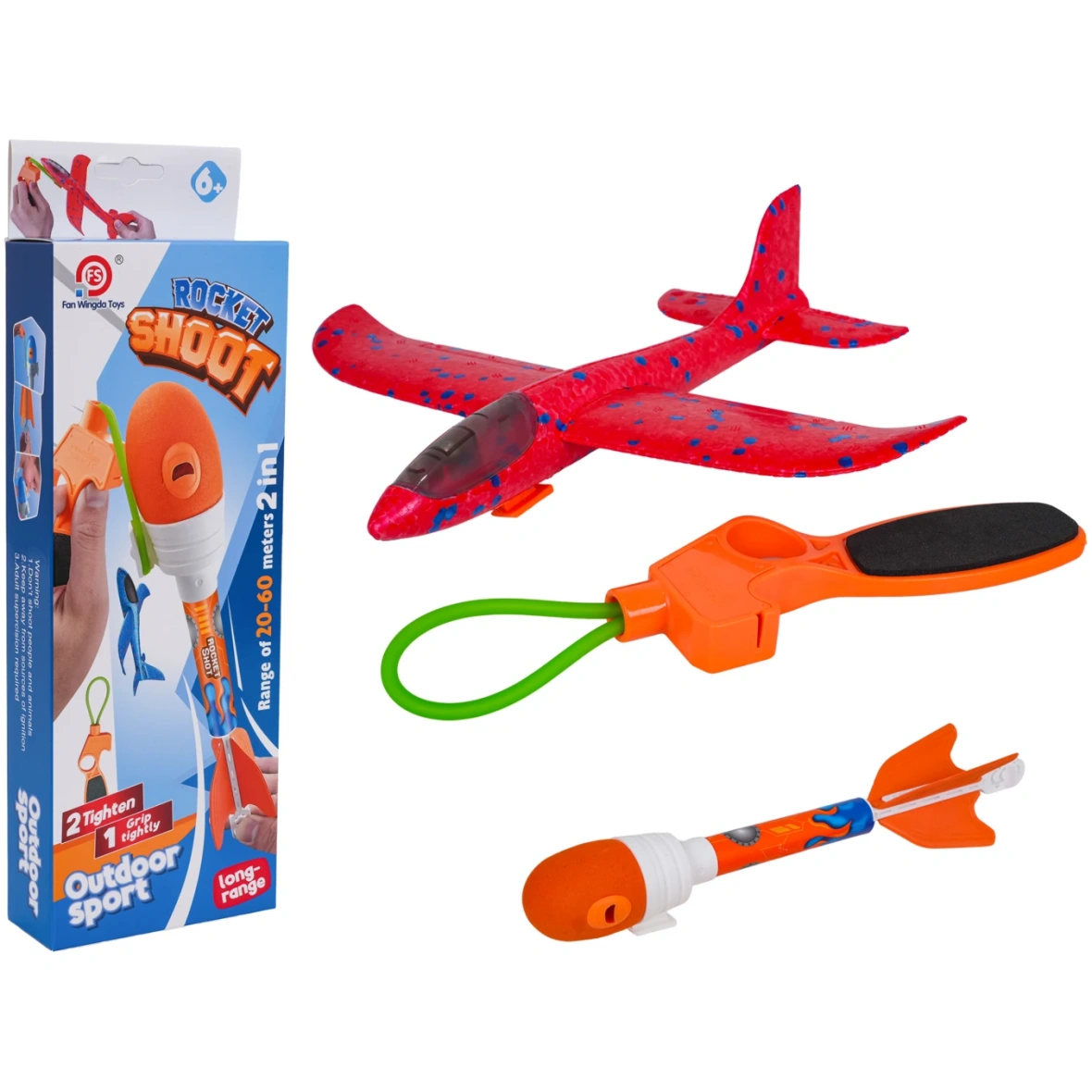 Lennukikomplekt koos kanderaketiga